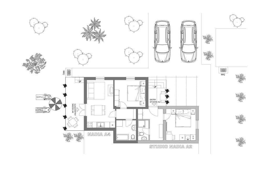 Studio And Apartment Nadia With Garden Poreč Quarto foto